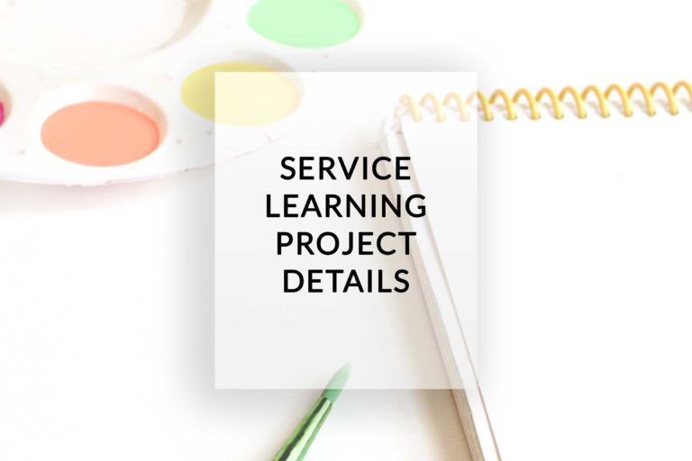 Service Learning Project Details