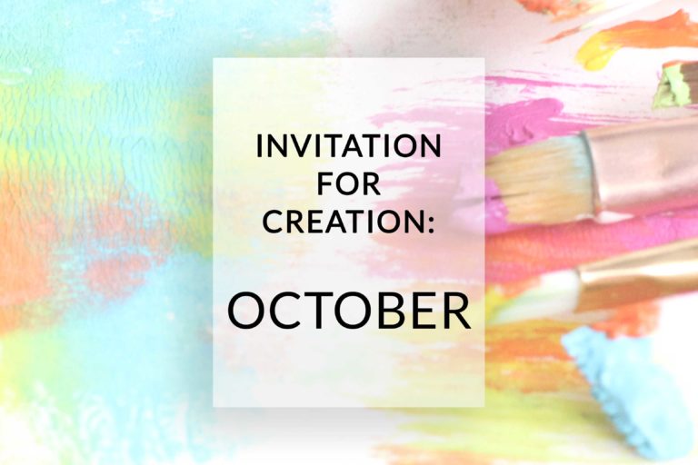 Invitation for Creation: October