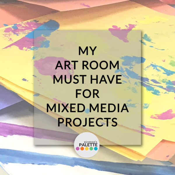 BLOG TITLE: MY ART ROOM MUST HAVE FOR 2D MIXED MEDIA PROJECTS